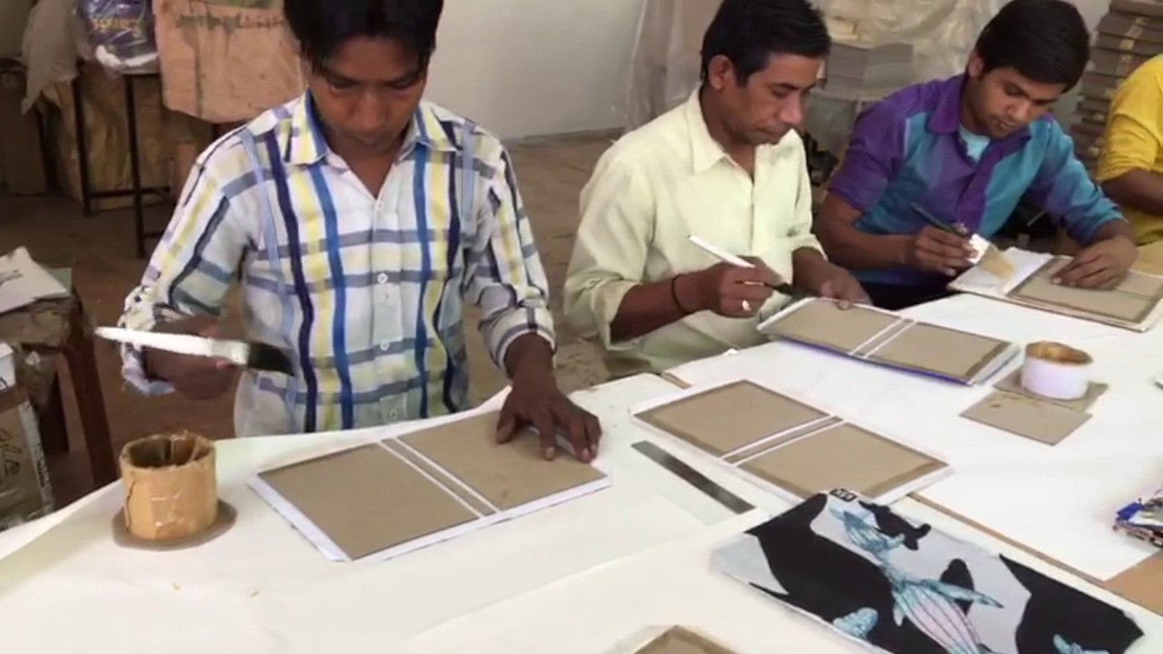 Watch K&K Labs’ offcut notebooks being made