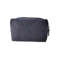 Navy Blue Fabric Pouch Backside