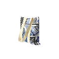 Sustainable Tote Bags - Shopper Bag - Blue, White and Black Currency Print
