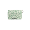White and Green Card Wallet