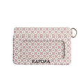 Pink and White Card Wallet