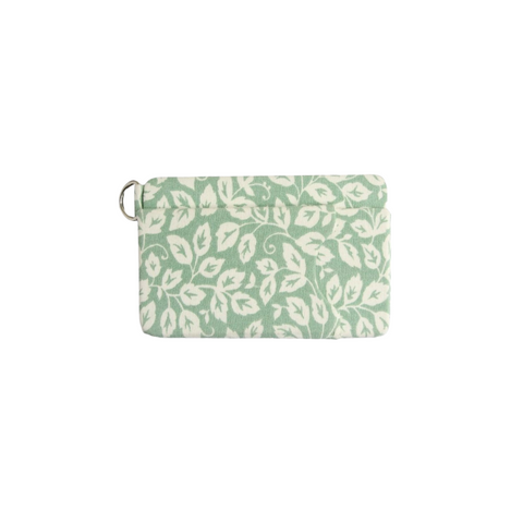 White and Green Card Wallet Back