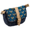 Bum Bag - Blue and Beige Bees