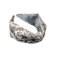 Hairband - Silver Colour Abstract