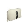 White Leather Pouch Sideview