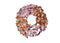 Fabric Wreath - Orange and Pink