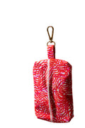 Pet Multi Utility Pouch Red Pink And White Back