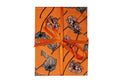 Sustainable Christmas Cards - Floral Print on Orange
