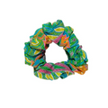 Green and Blue Scrunchy