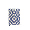 Sustainable A5 Classic Journal - Blue Geometric Glitch Pattern on Ivory Base