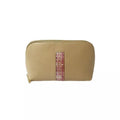 Beige Leather Pouch 