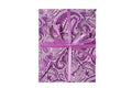 Sustainable Christmas Cards - Lilac and Silver Paisley Print