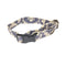 Sustainable Dog Collar - Blue  And White Pattern