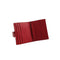 Red Leather Card Wallet Inside