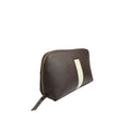 Brown Leather Pouch Sideview