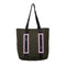 Tote Bag - Green with Pink Leather