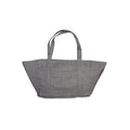 Sustainable Tote Bags - Shopper Bag - Woven Black And White Houndstooth Pattern