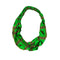 Sustainable Headband - Geometric Abstract Print On Green